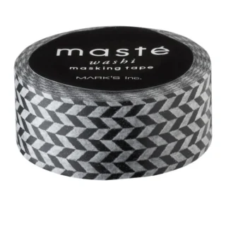 WASHI TAPE ESPIGAS NEGRO