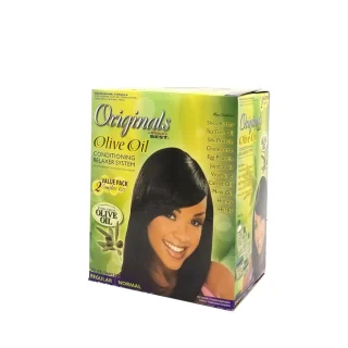 Africa's Best - Organics Conditioning Olive Oil Hair Relaxer - Regular - 2 Application