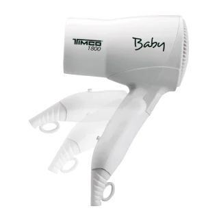 Secadora de Cabello Plegable Mini Portatil Ideal para Viaje Timco TRA-1800