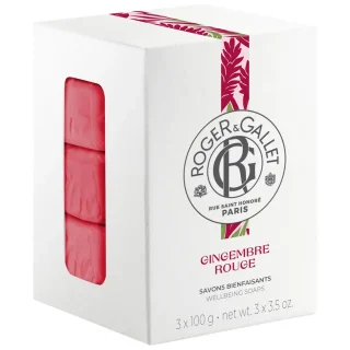 Roger & Gallet Gingembre Rouge Estuche Jabon 3x100gr