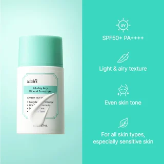 Dear, Klairs All-day Airy Mineral Sunscreen 10 g