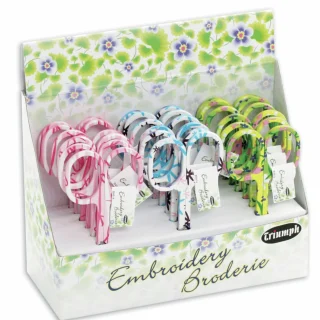 TIJERA DE BORDADO 9,5CMS FLORES